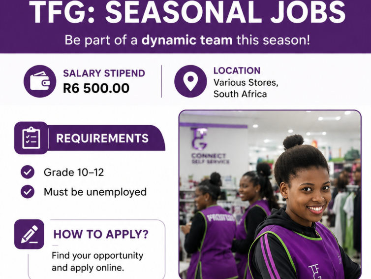 TFG YES: Youth Opportunity at Foschini Exact, and TotalSport 2026