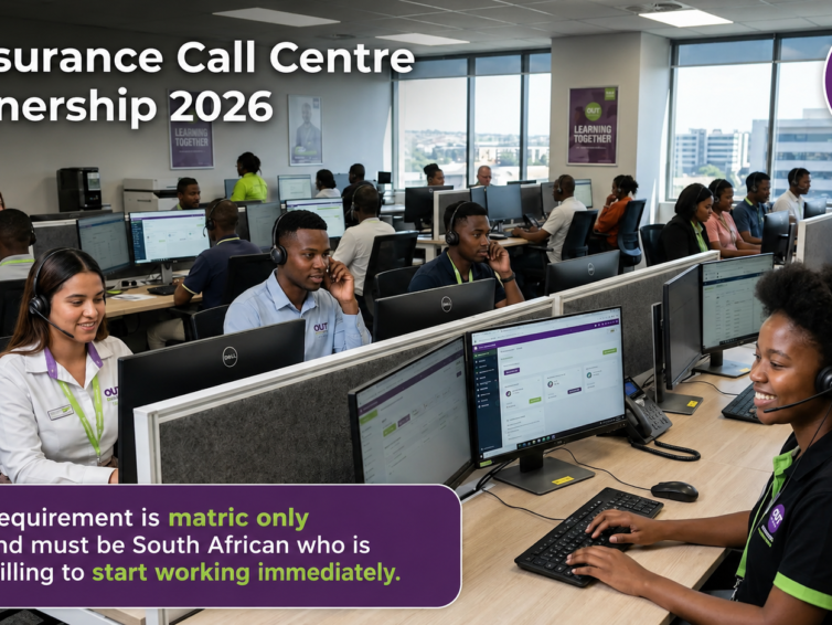 OUTsurance Call Centre Learnership 2026 (12-Month Programme) – Apply Now