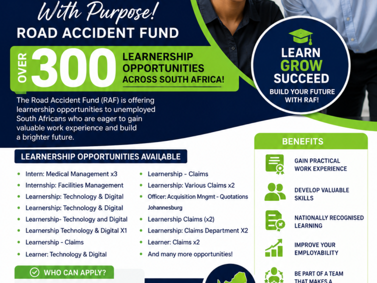 RAF Learnerships & Internships: Claims Learnerships And Technology & Digital Learnerships