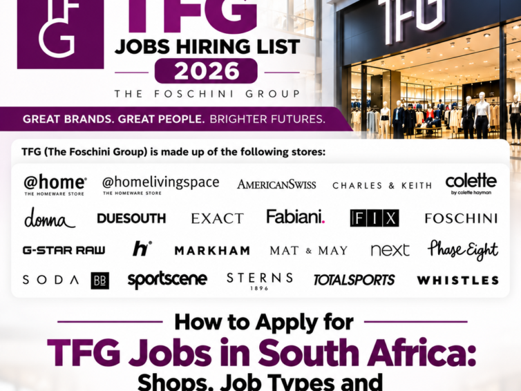 How to Apply for TFG Jobs in South Africa: Shops, Job Types and Online Applications 2026.